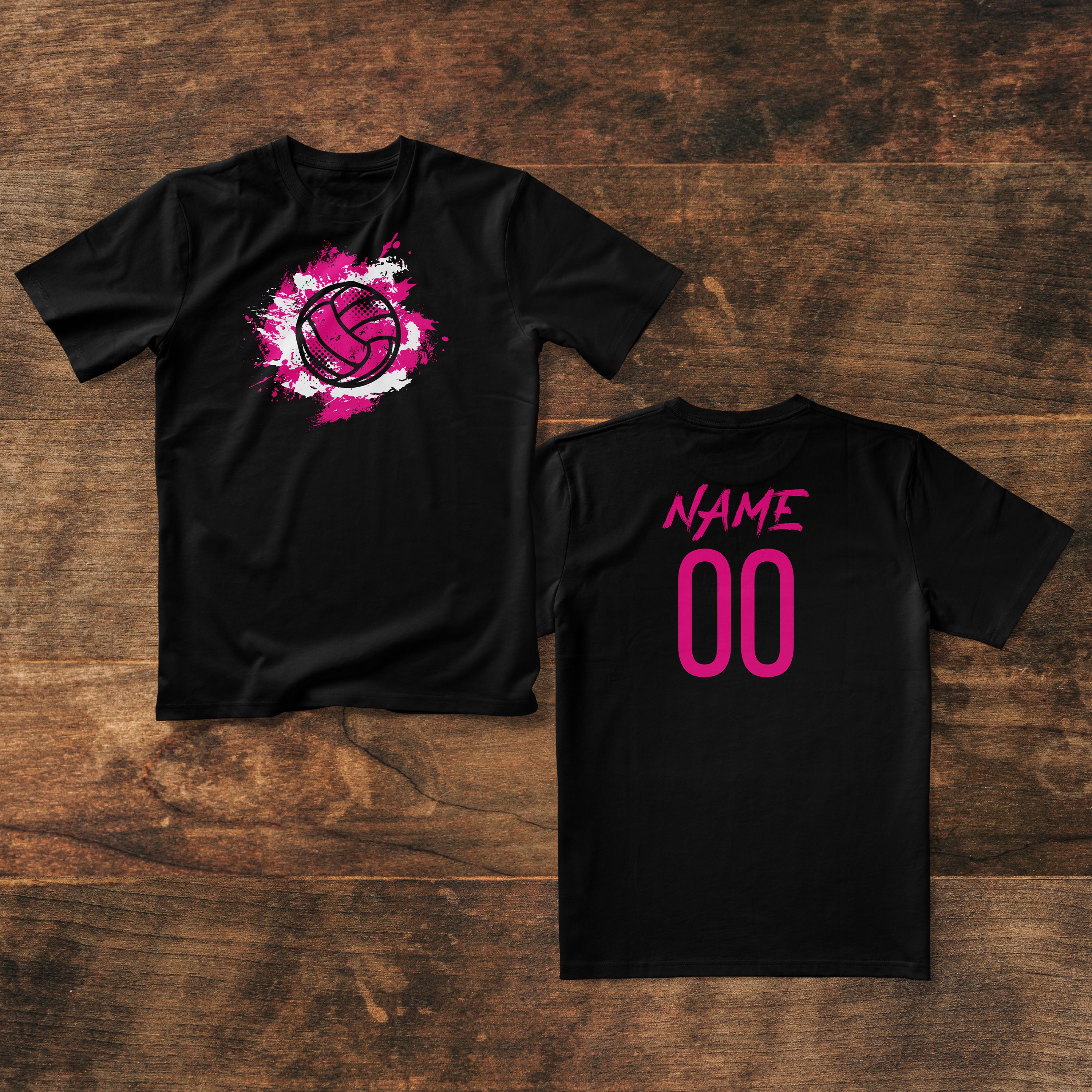 Hot Pink Volleyball - Tee