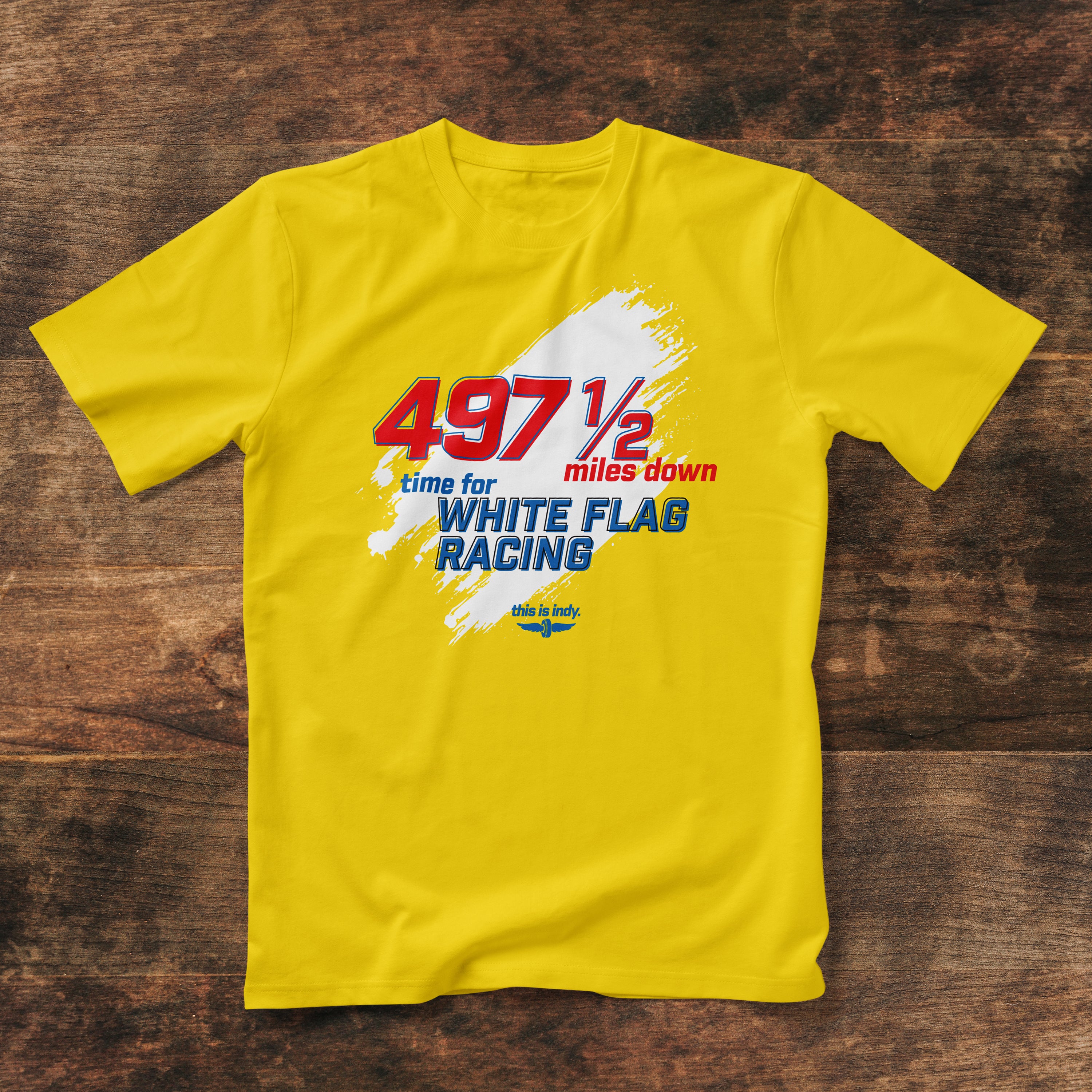 INDY 500 - 497.5 (White Flag) Tee