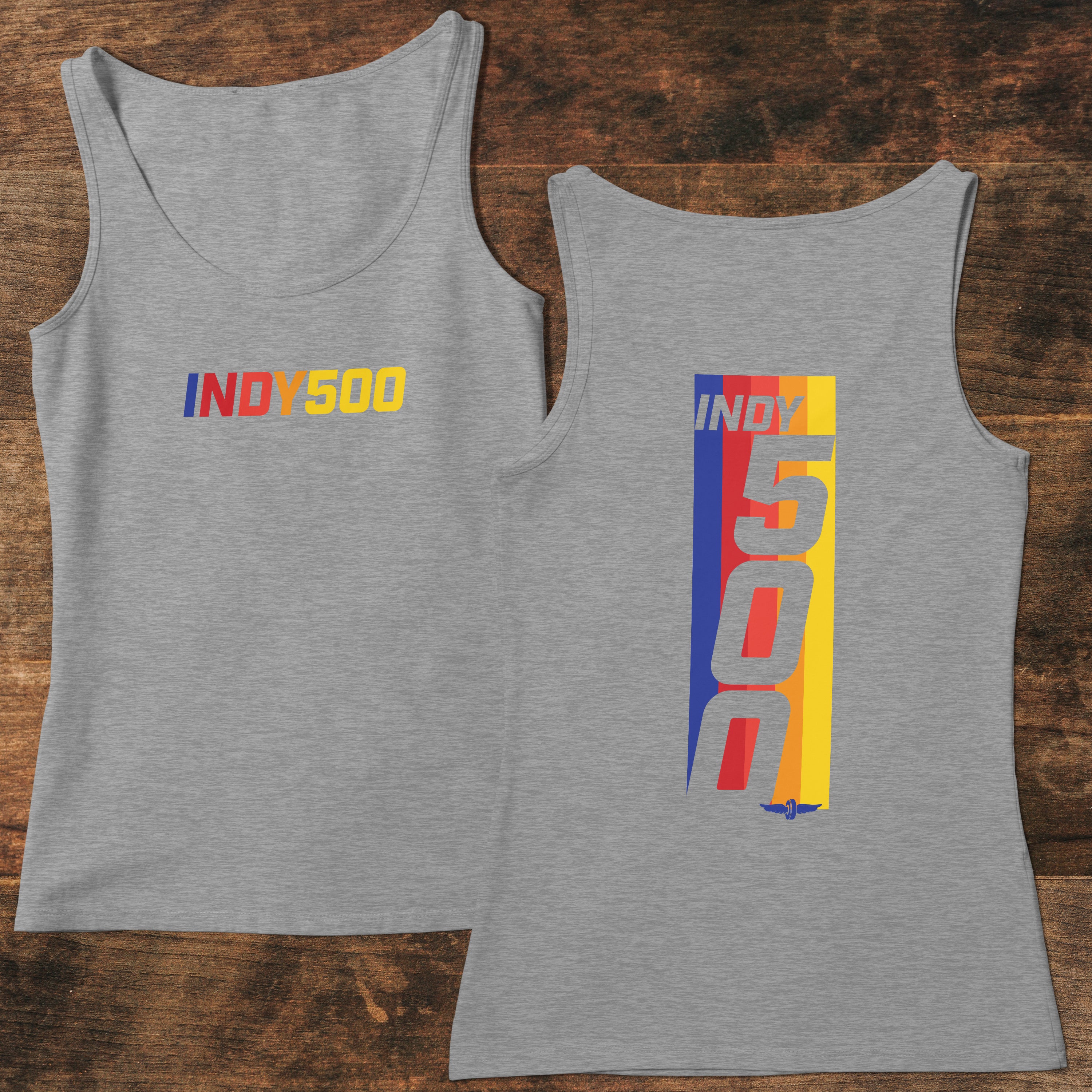 Indy 500 - Retro Striped Tank