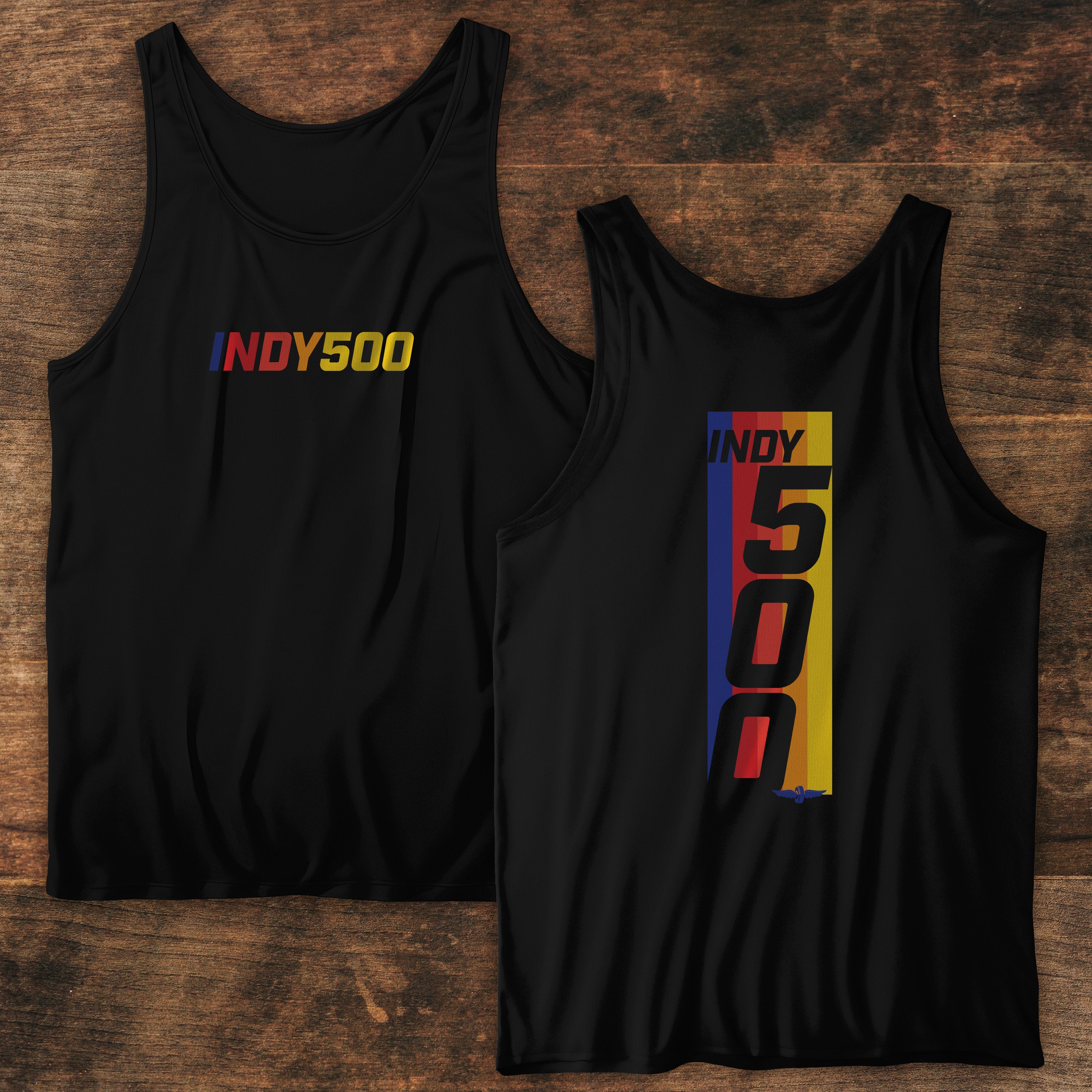 Indy 500 - Retro Striped Tank