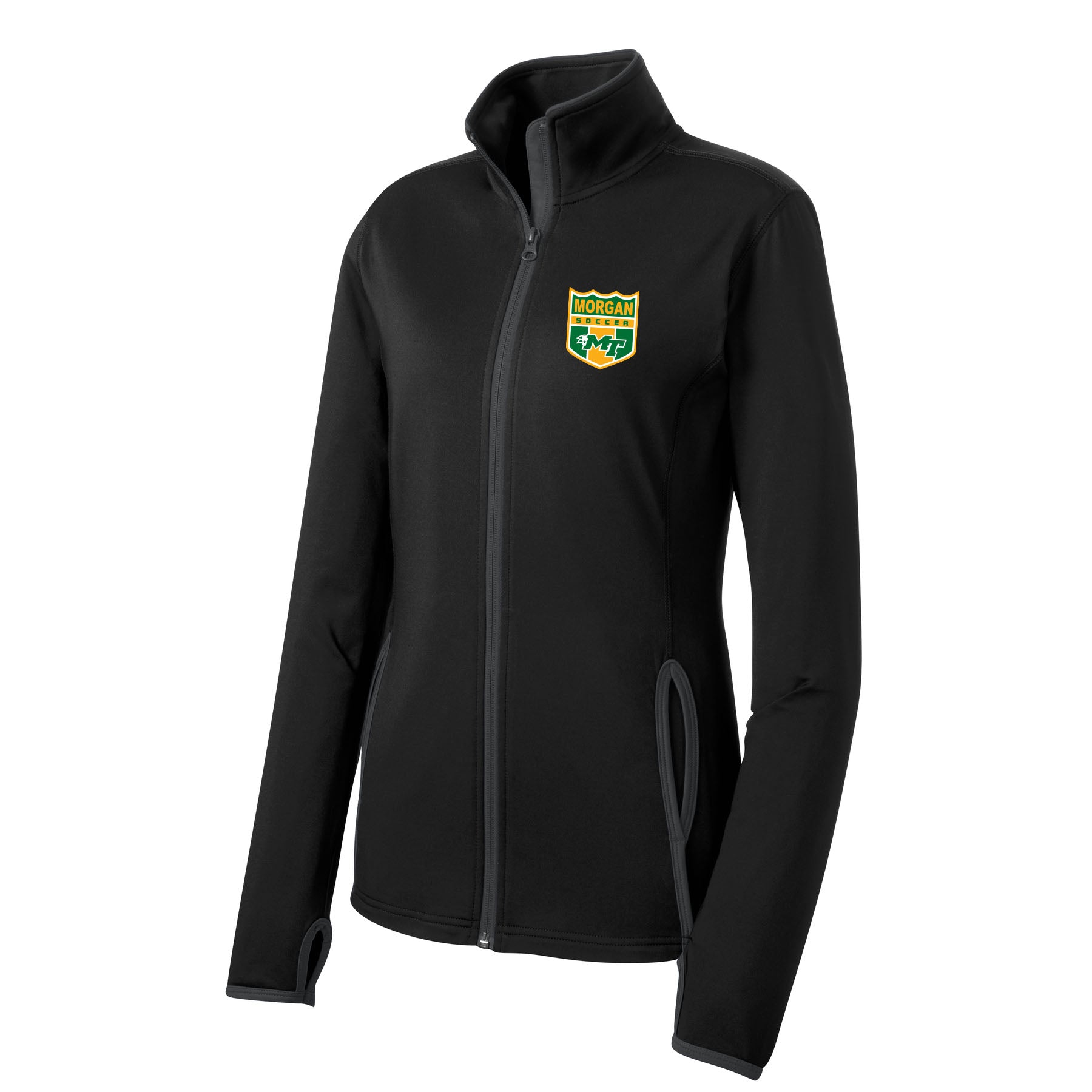 MTHS Soccer Team - Women's Full Zip Stretch Jacket