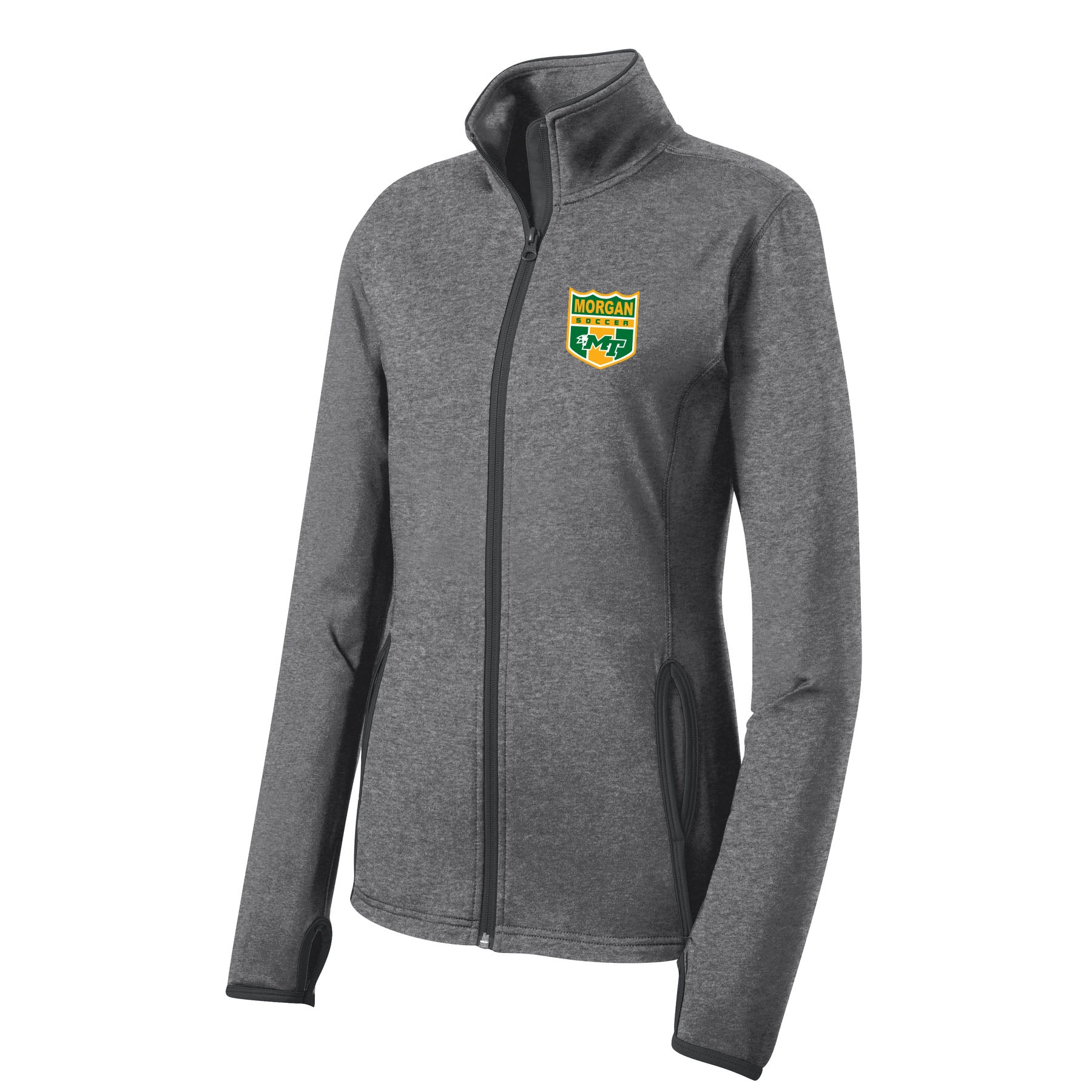 MTHS Soccer Team - Women's Full Zip Stretch Jacket