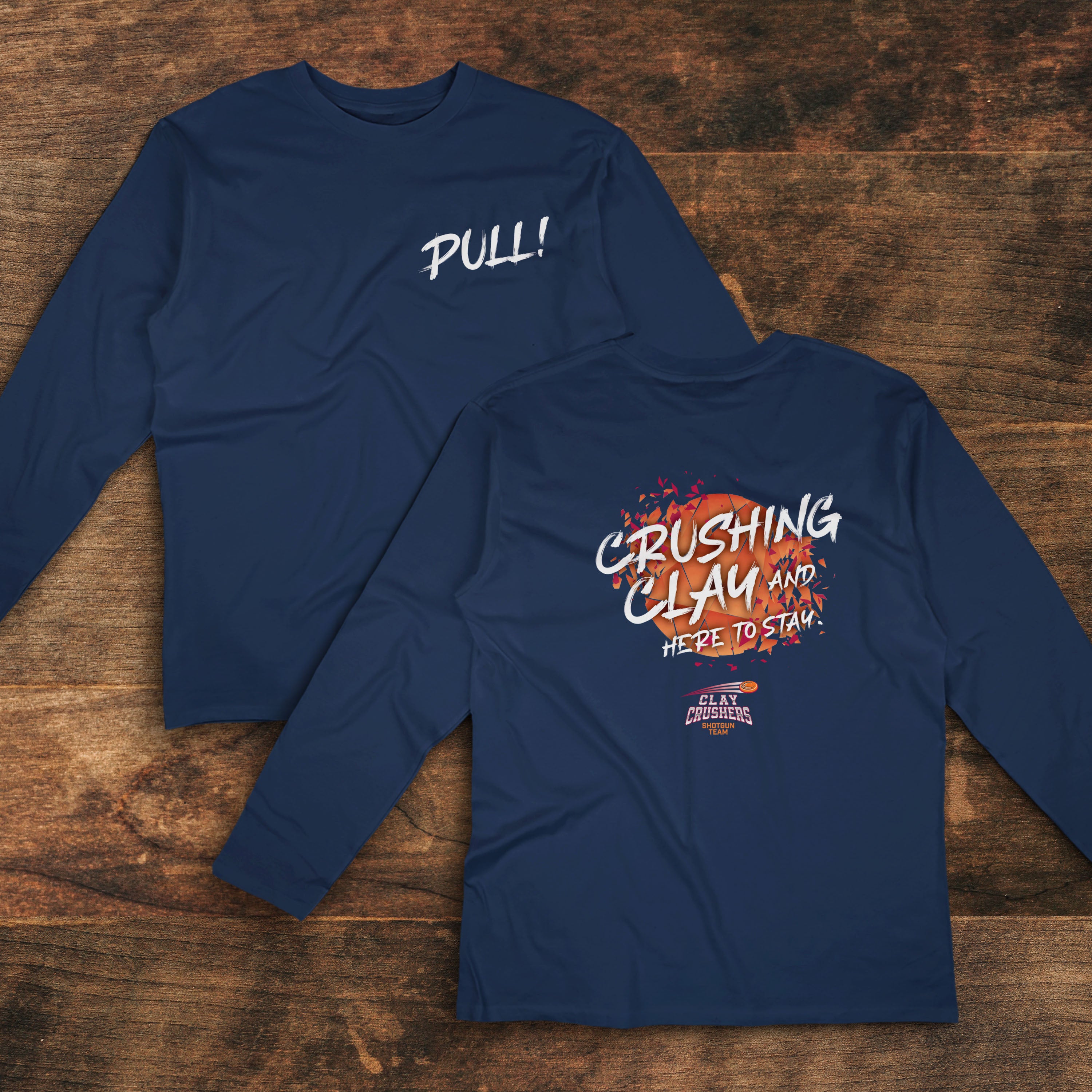 Clay Crushers - Long Sleeve Tee